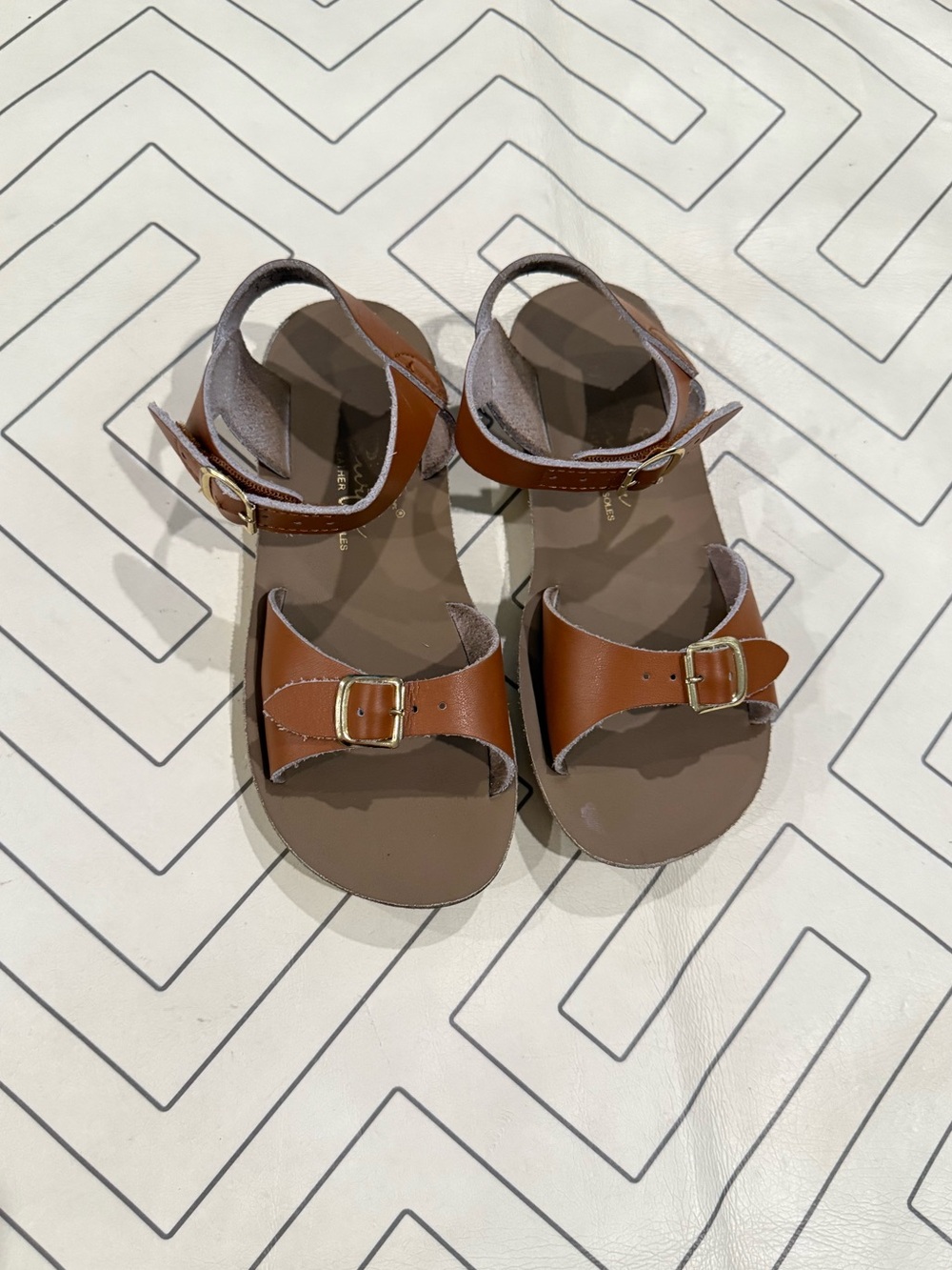 Salt Water Sun-San Surfer Sandals - Brown